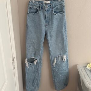 Abercrombie & Fitch Light Blue High Rise Jeans